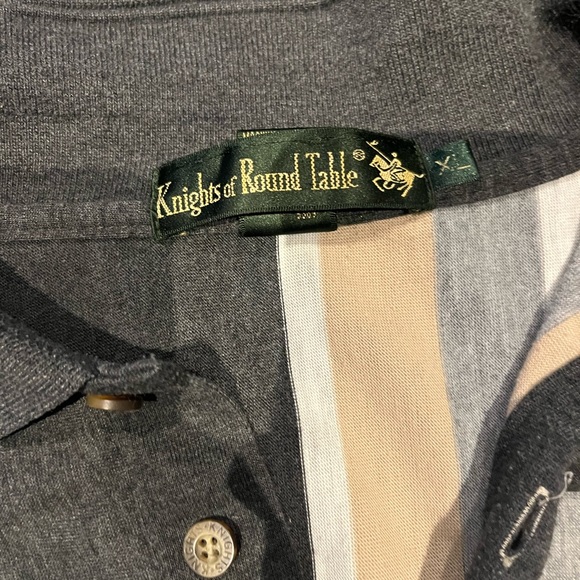 Vintage Knights of Round Table XL Long Sleeve Polo - Picture 3 of 12